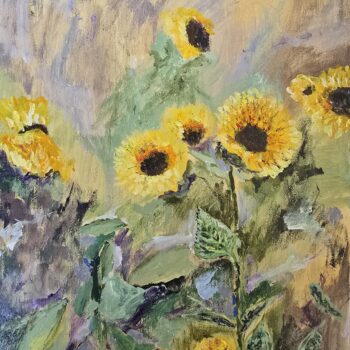 sunflowers painting